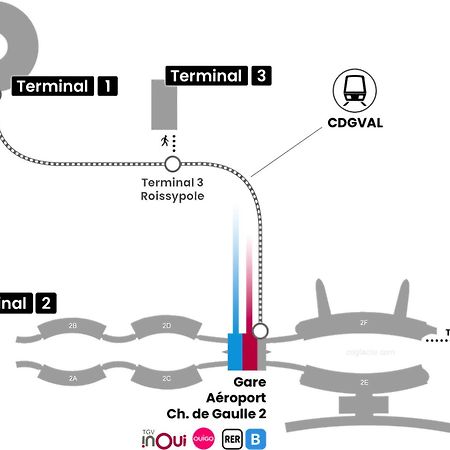 Cdg Aparts Le Mesnil-Amelot Εξωτερικό φωτογραφία